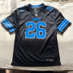 NFL Jahmyr Gibbs Detroit Lions Nike Youth XL Black Alternate Jersey #26